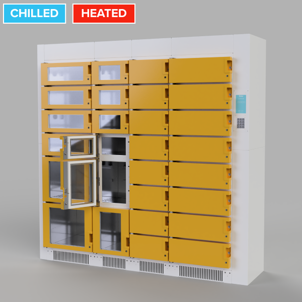 Fast and contactless order pickup lockers bring you more convenience